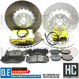 FOR BMW M6 F13 FRONT REAR BRAKE DISCS TEXTAR PADS WEAR WIRE SENSORS 400mm 396mm