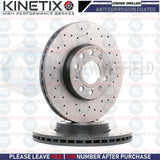 FOR BMW X2 M SPORT 25d FRONT DRILLED BRAKE DISCS MINTEX PADS WIRE SENSOR 330mm