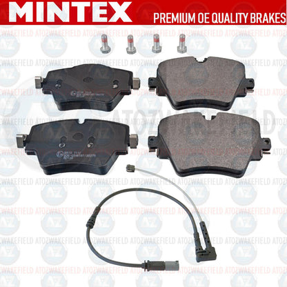 FOR BMW X2 M SPORT 25d FRONT DRILLED BRAKE DISCS MINTEX PADS WIRE SENSOR 330mm