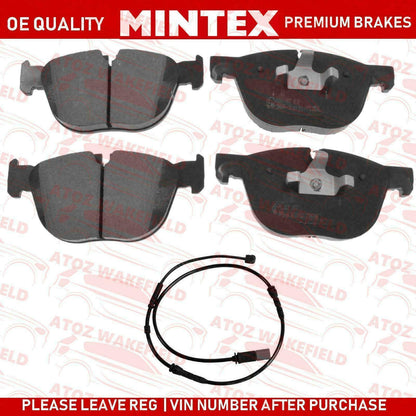 FOR BMW X4 M40i 2015-2018 FRONT OE QUALITY MINTEX BRAKE PADS WIRE SENSOR