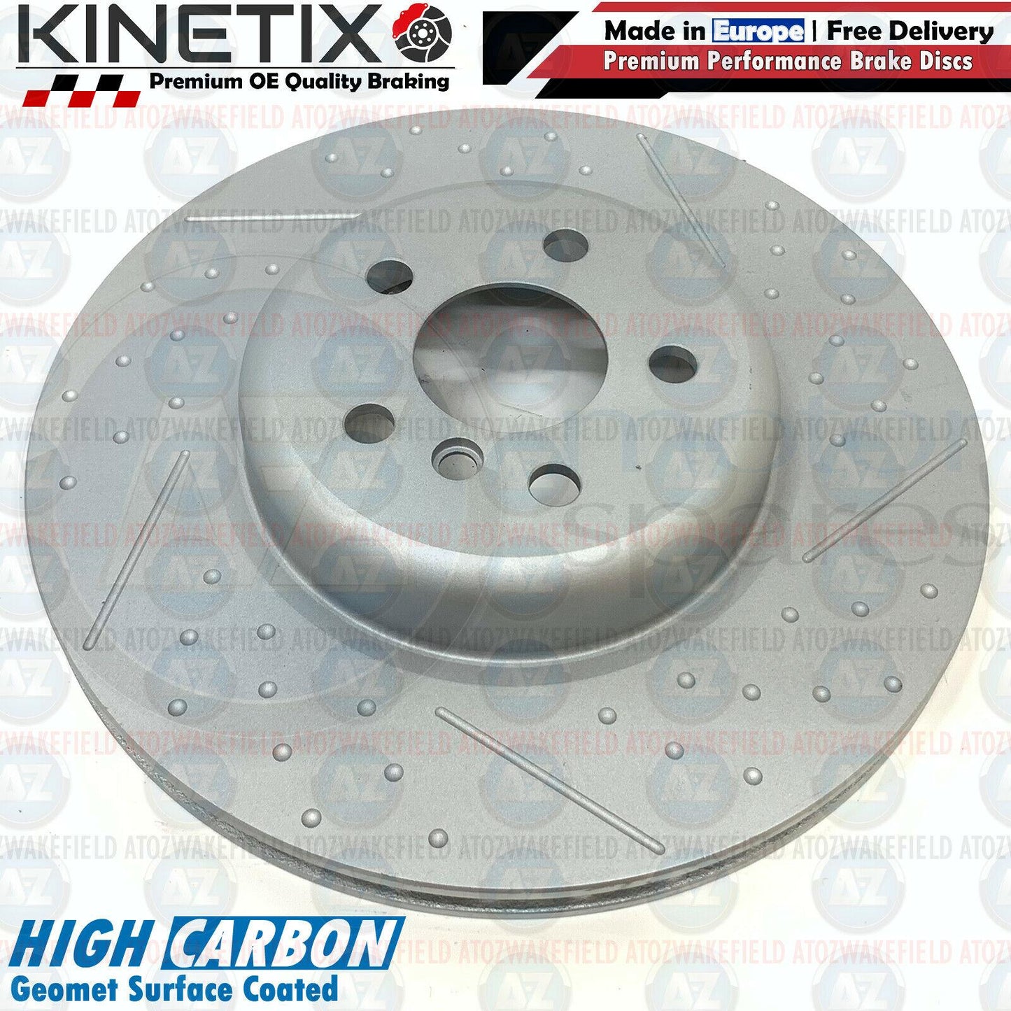FOR BMW 545e G30 M SPORT M PERFORMANCE DIMPLED GROOVED FRONT REAR BRAKE DISCS 374mm 345mm