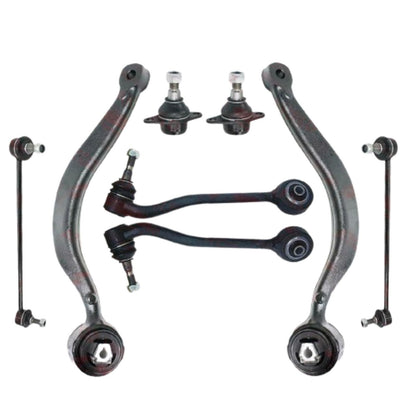 FOR BMW X5 3.0 4.4 4.6 4.8 FRONT SUSPENSION WISHBONES ARMS LINKS BALL JOINTS KIT