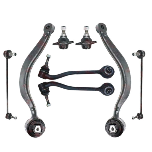 FOR BMW X5 3.0 4.4 4.6 4.8 FRONT SUSPENSION WISHBONES ARMS LINKS BALL JOINTS KIT