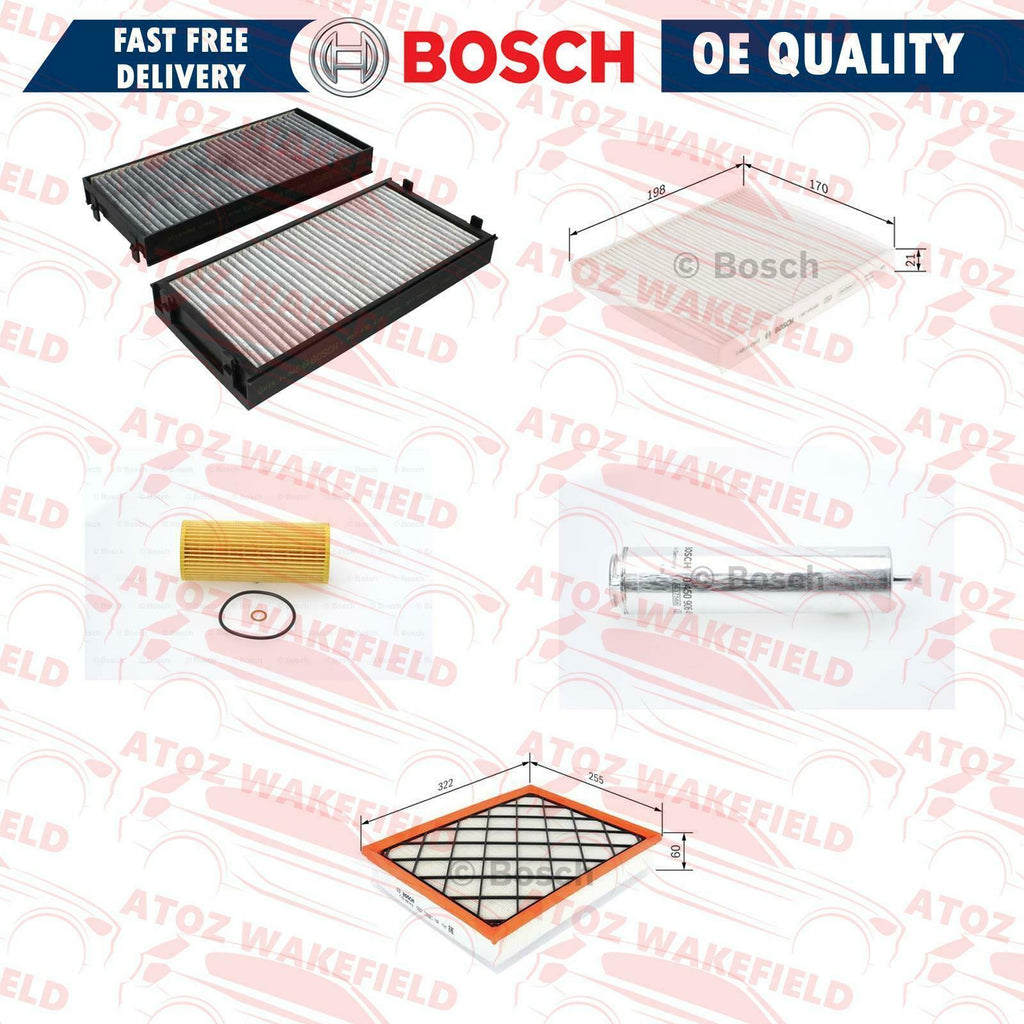 FOR BMW X5 3.0sd E70 AIR OIL DIESEL FUEL CABIN POLLEN MICRO FILTERS SERVICE KIT