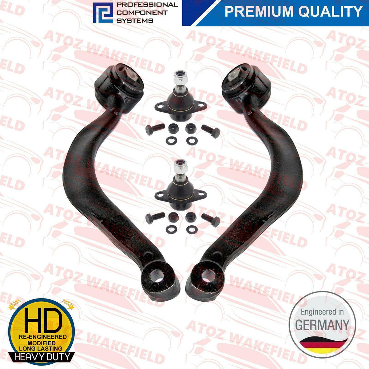 FOR BMW X5 E53 2000-2006 FRONT LOWER SUSPENSION WISHBONES ARMS BALL JOINTS LH RH