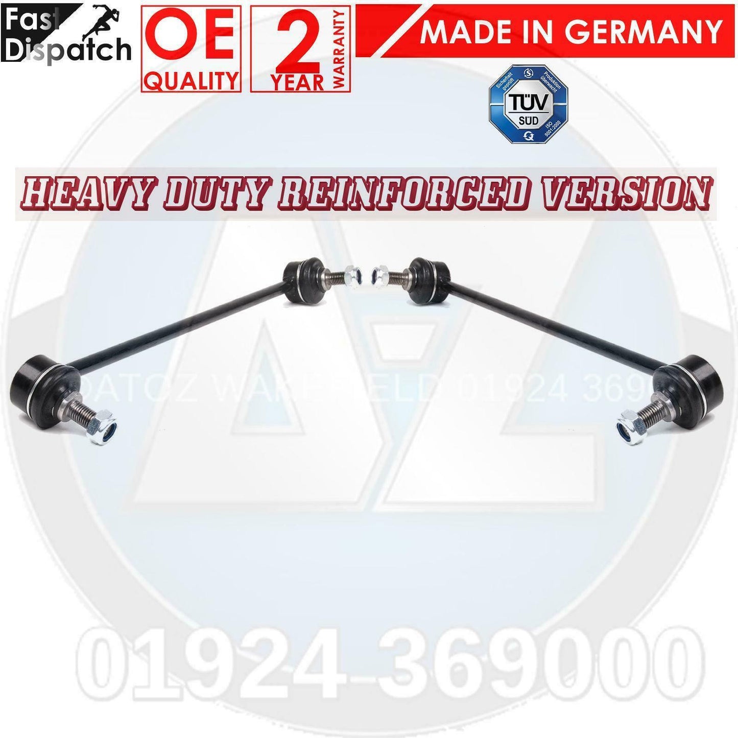 FOR BMW X5 E53 FRONT LEFT RIGHT HEAVY DUTY ANTIROLL BAR STABILISER LINKS PAIR