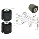 FOR BMW X5 E53 SUBFRAME CARRIER FRAME FRONT REAR DIFF DIFFERENTIAL BUSH BUSHES