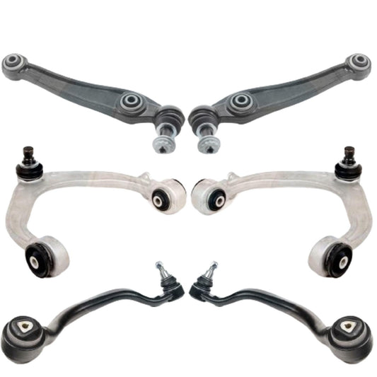 FOR BMW X5 E70 X6 E71 E72 FRONT UPPER LOWER SUSPENSION WISHBONE CONTROL ARMS KIT