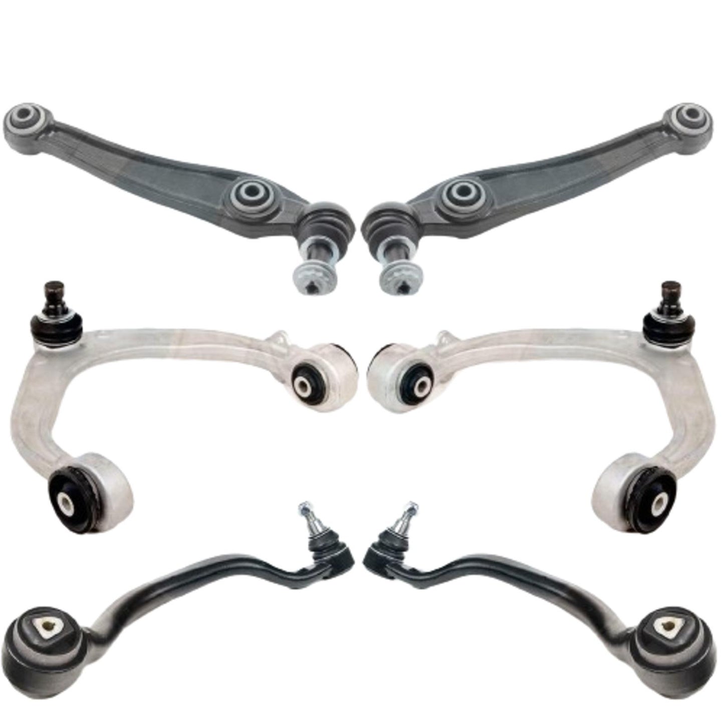 FOR BMW X5 E70 X6 E71 E72 FRONT UPPER LOWER SUSPENSION WISHBONE CONTROL ARMS KIT