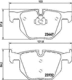 FOR BMW X5 X6 30d REAR DRILLED GROOVED BRAKE DISCS MINTEX PADS 320mm E70 E71 E72