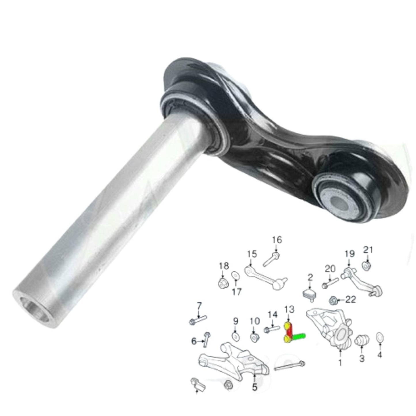 FOR BMW X5 X6 E70 E71 E72 REAR SUSPENSION CONTROL INTEGRAL ARM LINK 33326774476