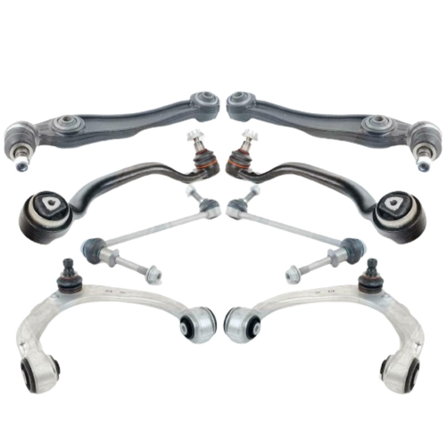 FOR BMW X5 X6 FRONT UPPER LOWER SUSPENSION WISHBONE CONTROL ARMS STABLISER LINKS