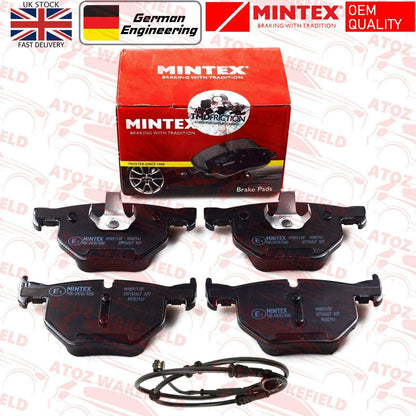 FOR BMW X5 X6 M SPORT 30d 35d 40d REAR PREMIUM MINTEX BRAKE PADS WIRE SENSOR