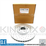 FOR BMW X5 35i E70 M SPORT FRONT DRILLED HIGH CARBON BRAKE DISCS PAIR 365mm