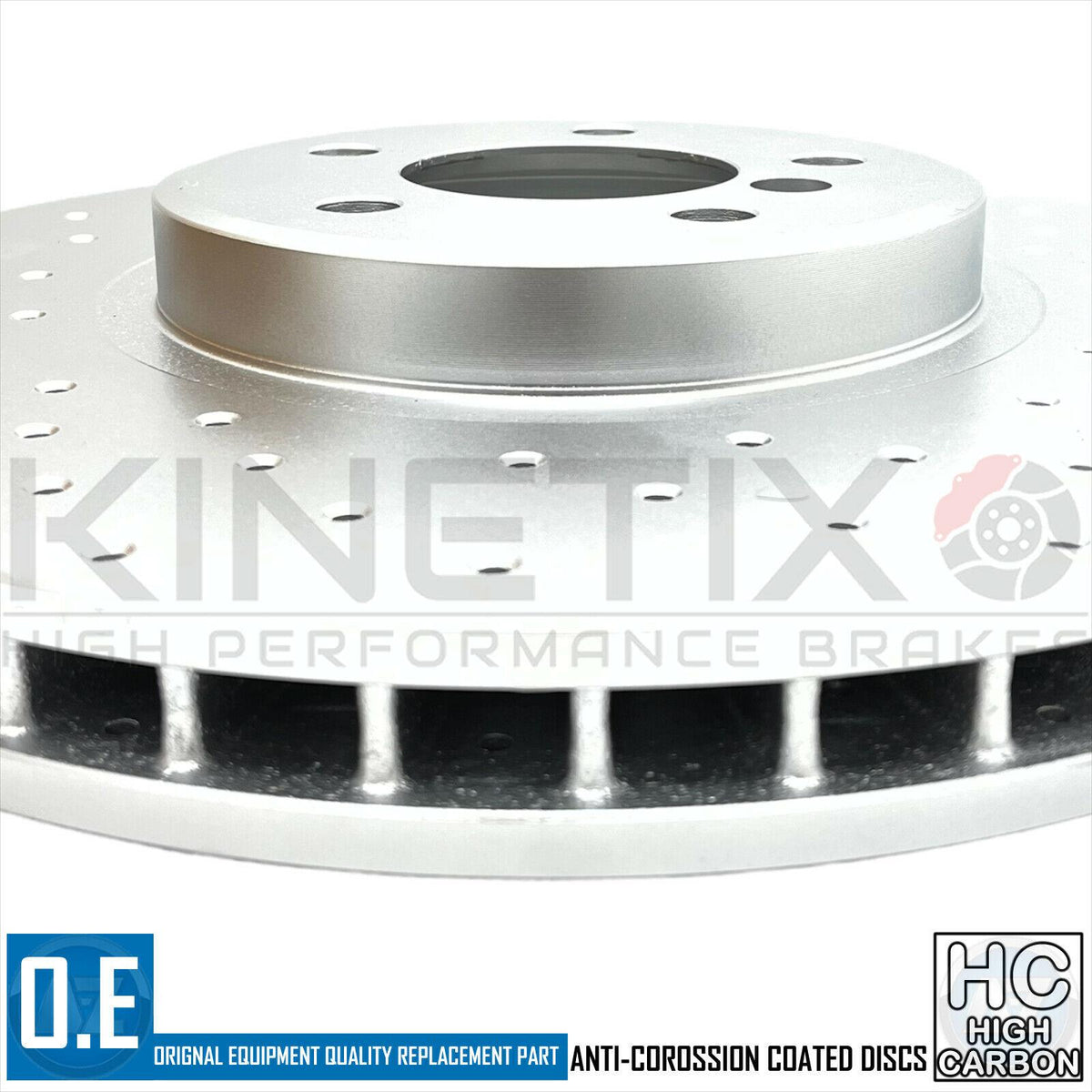 FOR BMW X6 35d E71 E72 M SPORT FRONT DRILLED HIGH CARBON BRAKE DISCS PAIR 365mm