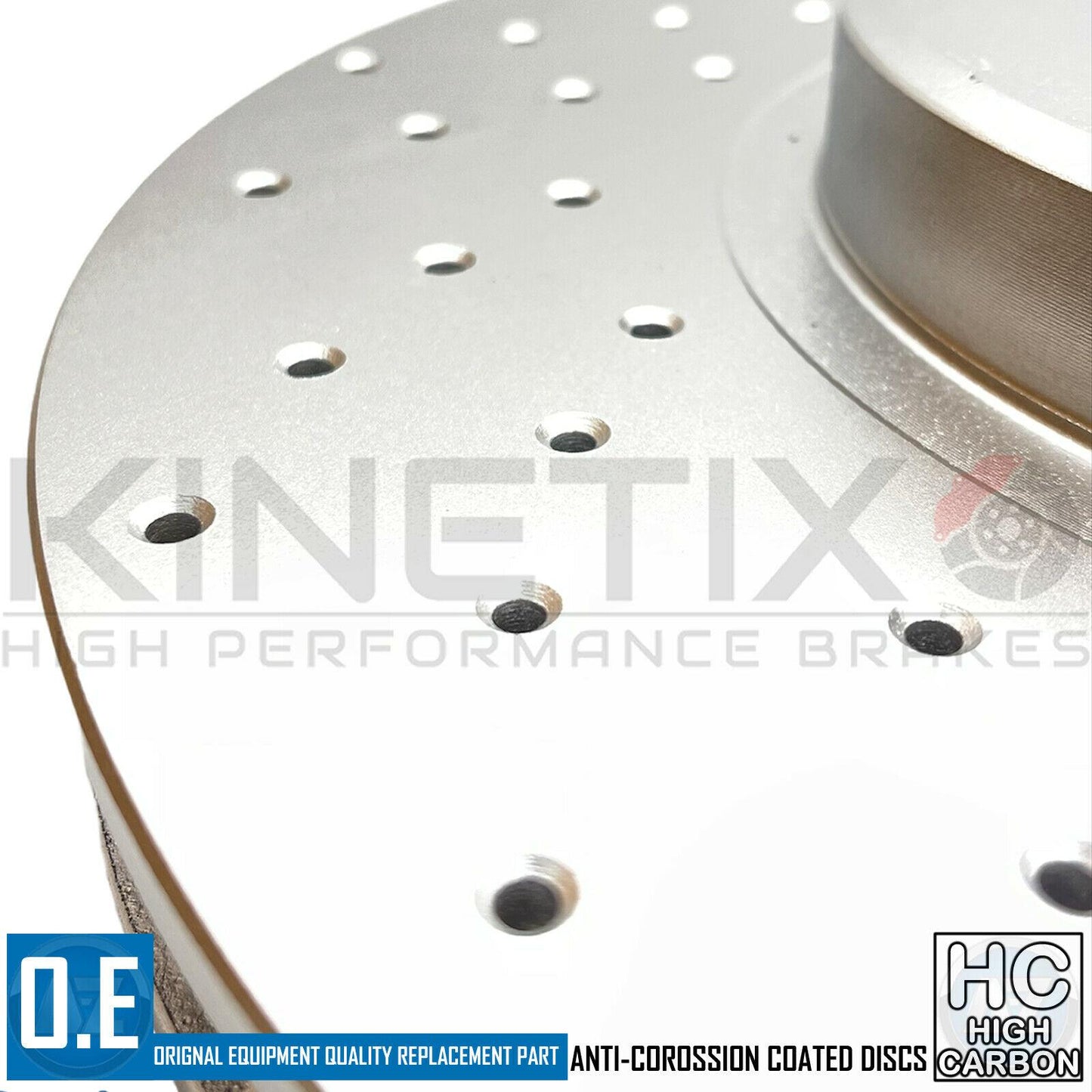 FOR BMW X5 4.8i E70 M SPORT FRONT DRILLED HIGH CARBON BRAKE DISCS PAIR 365mm