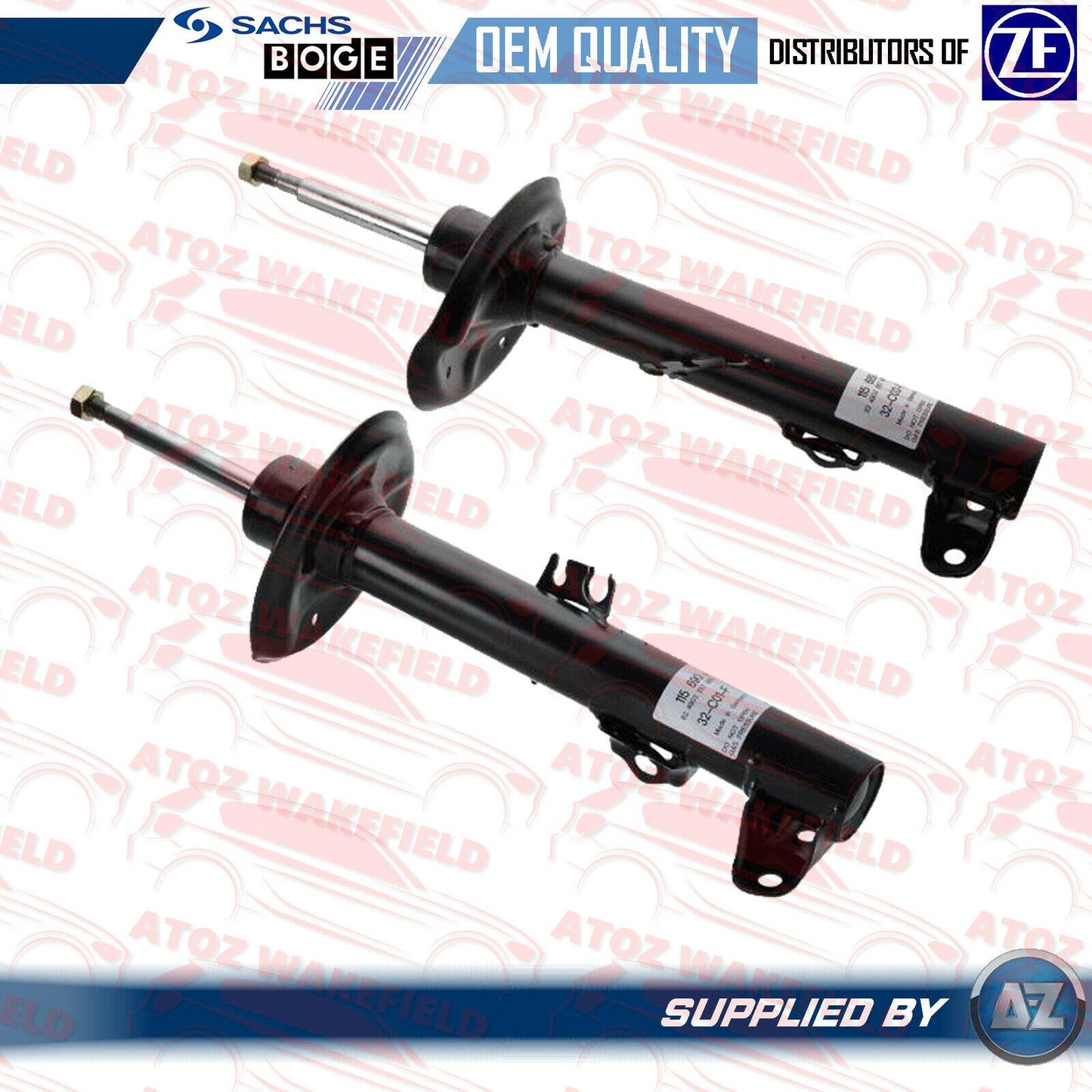 FOR BMW Z3 E36 SACHS BOGE FRONT AXLE SHOCKERS SHOCKS ABSORBERS PAIR LEFT RIGHT