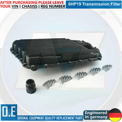 FOR BMW 118i E8X AUTOMATIC TRANSMISSION GEARBOX PAN FILTER KIT 7L MILLERS OIL