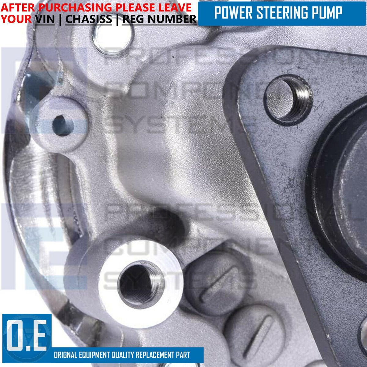 POWER STEERING PUMP BMW 3 E46 320 , 323 , 325 , 330 1998-2005 OE POWER STEERING PUMP BMW 3 E46 320 , 323 , 325 , 330 1998-2005 OE