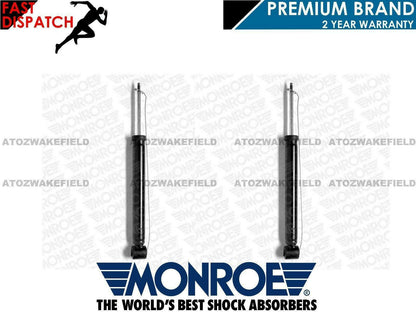 FOR CHEVROLET FIAT VAUXHALL 2X REAR SHOCK ABSORBERS SHOCKERS MONROE ORIGINAL