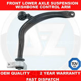 FOR CITROEN C5 RE DE RC FRONT LOWER RIGHT SUSPENSION WISHBONE CONTROL ARM