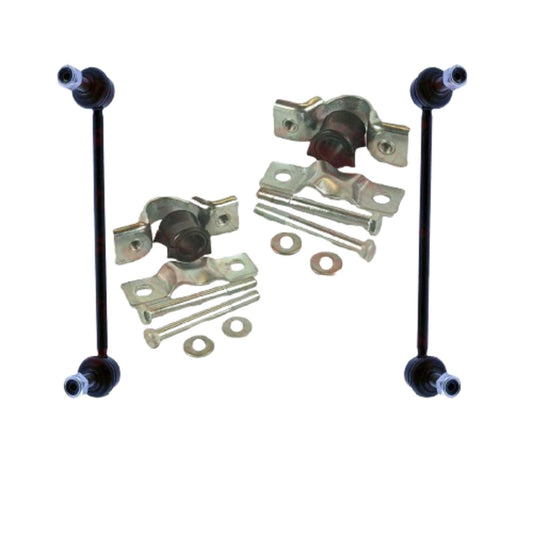 FOR FIAT SCUDO 07- FRONT ANTIROLL BAR LINKS D BUSH CLAMPS BOLTS REPAIR KIT