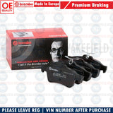 FOR CITROEN FORD JAGUAR MAZDA OPEL RENAULT VAUXHALL REAR BREMBO BRAKE PADS