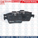 FOR CITROEN FORD JAGUAR MAZDA OPEL RENAULT VAUXHALL REAR BREMBO BRAKE PADS