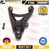 FOR CLIO 2.0 SPORT 172 182 FRONT LOWER CONTROL WISHBONE ARMS BALL JOINTS BUSHES