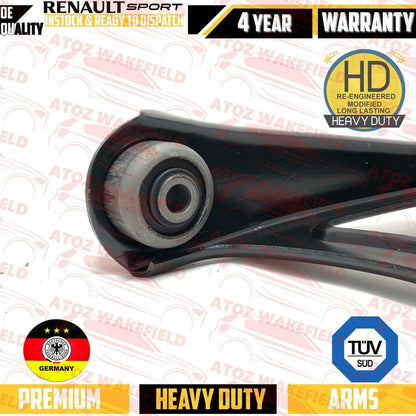 FOR CLIO 2.0 SPORT 172 182 FRONT LOWER CONTROL WISHBONE ARMS BALL JOINTS BUSHES