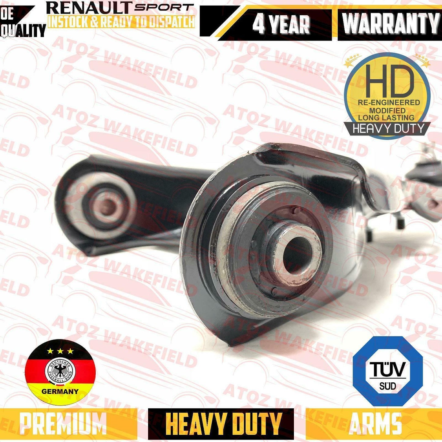 FOR CLIO 2.0 SPORT 172 182 FRONT LOWER CONTROL WISHBONE ARMS BALL JOINTS BUSHES
