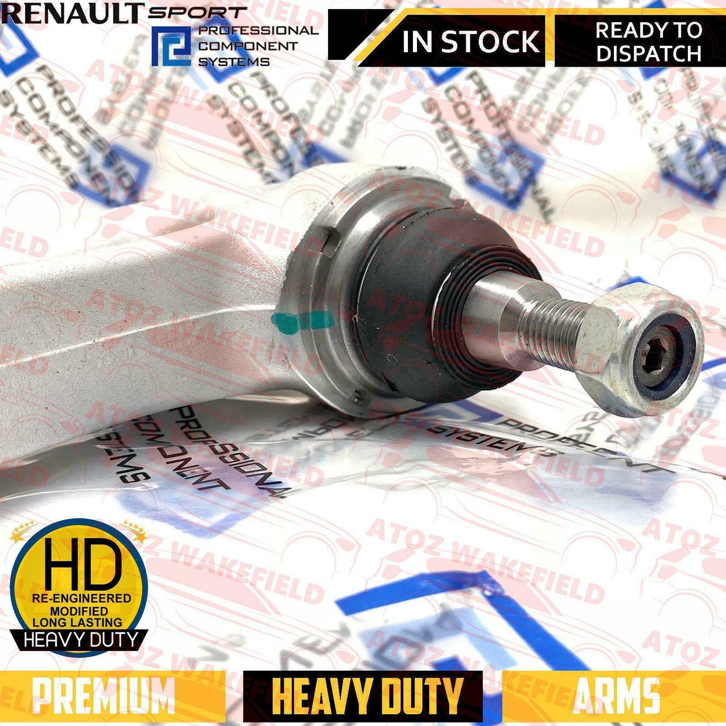 FOR CLIO MK3 197 200 RS SPORT FRONT LOWER SUSPENSION WISHBONE ARMS LINKS FIT KIT