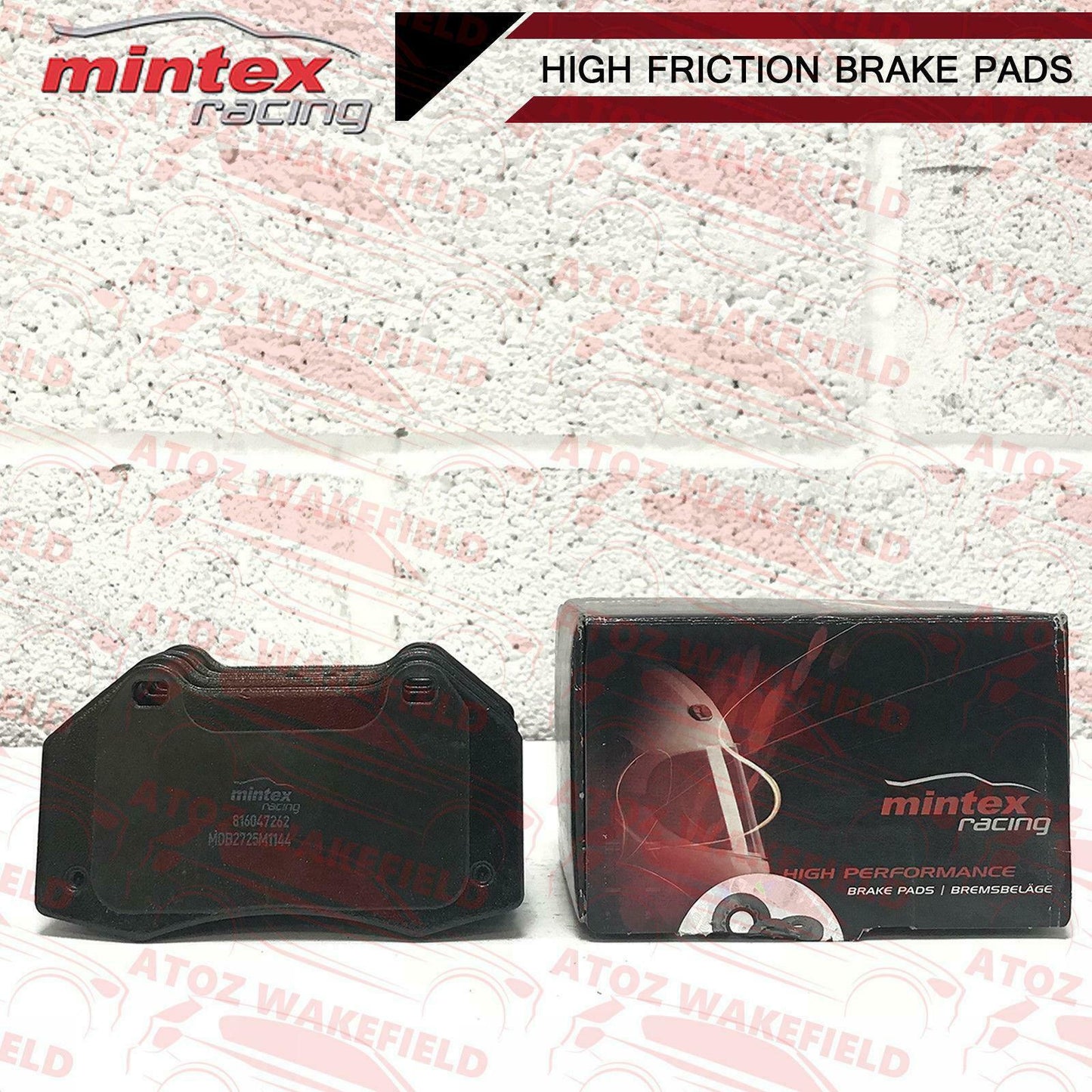 FOR CLIO SPORT 197 200 MEGANE MK2 SPORT RS 225 FRONT PERFORMANCE BRAKE PADS FR