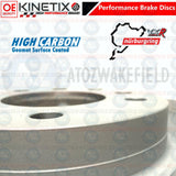 FOR CORSA VXR NURBURGRING FRONT CROSS DRILLED BRAKE DISCS TRW BRAKE PADS 305mm