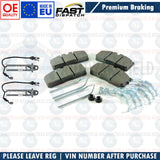 FOR DAF LF 45 LF45 7.5 TON 01-05 FRONT BRAKE DISCS PADS KIT WITH SENSORS 329mm