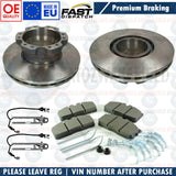 FOR DAF LF 45 LF45 7.5 TON 01-05 FRONT REAR BRAKE DISCS PADS WEAR WIRE SENSORS