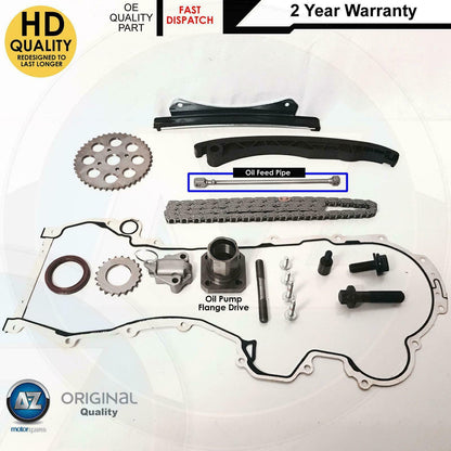 FOR SUZUKI SWIFT 1.3 DDIS Z13DT DIESEL TIMING CHAIN KIT SPROCKET GEAR TENSIONER