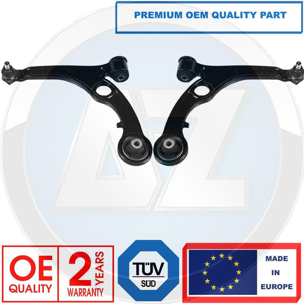 FOR FIAT STILO 192 FRONT AXLE LEFT RIGHT SUSPENSION WISHBONE CONTROL ARMS BUSHES