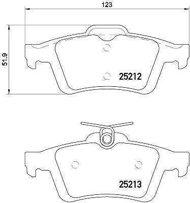 FOR FORD FOCUS 2011- 1.5 1.6 2.0 TDCi FRONT REAR MINTEX BRAKE PAD PADS SET