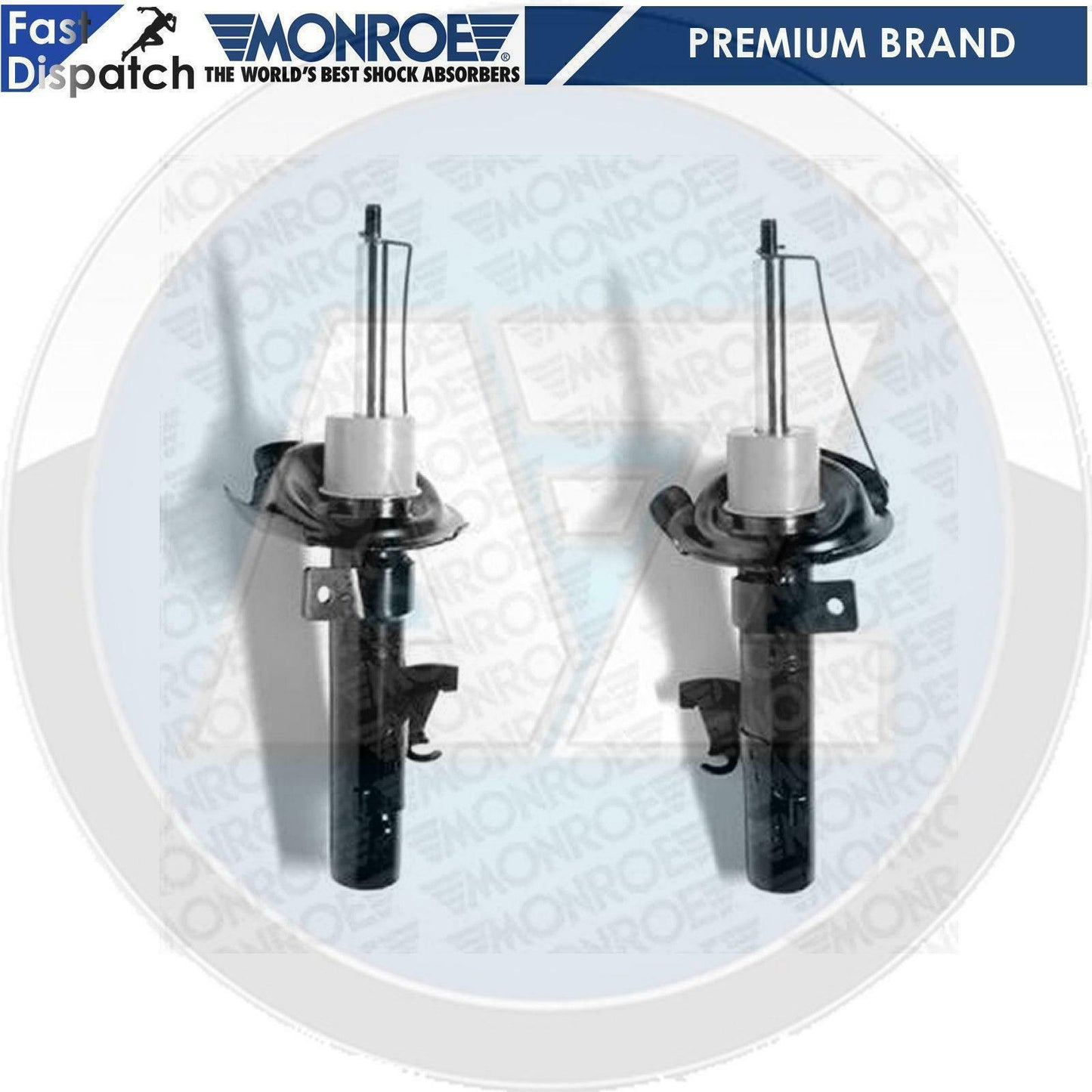 FOR FORD FOCUS MK2 C-MAX 2x FRONT MONROE SHOCK SHOCKERS ABSORBERS PAIR BRAND NEW