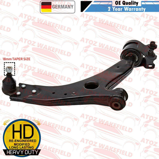 FOR FORD FOCUS MK2 ST 2.5 FRONT LOWER RIGHT SUSPENSION WISHBONE CONTROL ARM 18mm