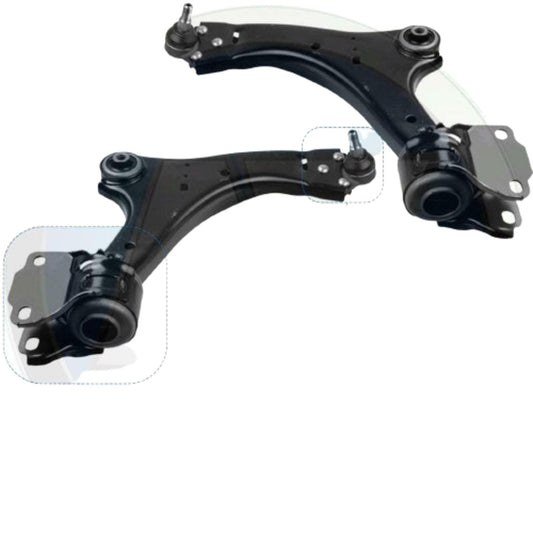 FOR FORD GALAXY MK3 MK4 2 FRONT LOWER SUSPENSION WISHBONE CONTROL ARMS COMPLETE