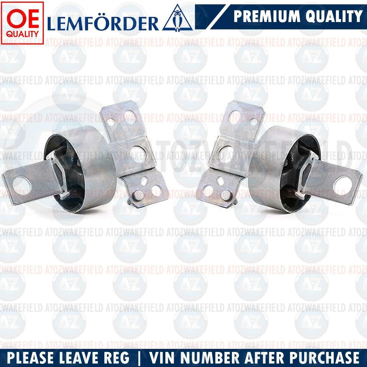FOR S60 S80 V60 V70 XC60 XC70 REAR LOWER TRAILING ARM SUSPENSION BUSHES GENUINE