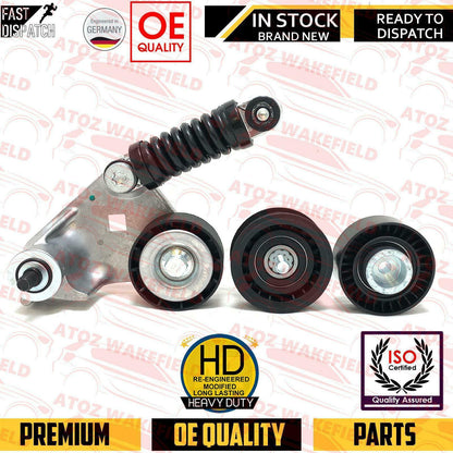 FOR FORD TRANSIT 2.0 2.2 DI TDDI TDCI DRIVE FAN BELT IDLER PULLEY TENSIONER KIT