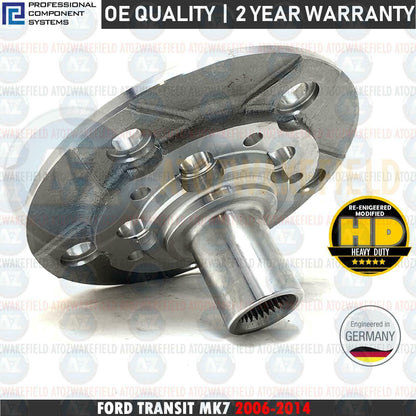 FOR FORD TRANSIT MK7 2006-2014 FRONT AXLE WHEEL BEARING HUB 1458881 GERMANY