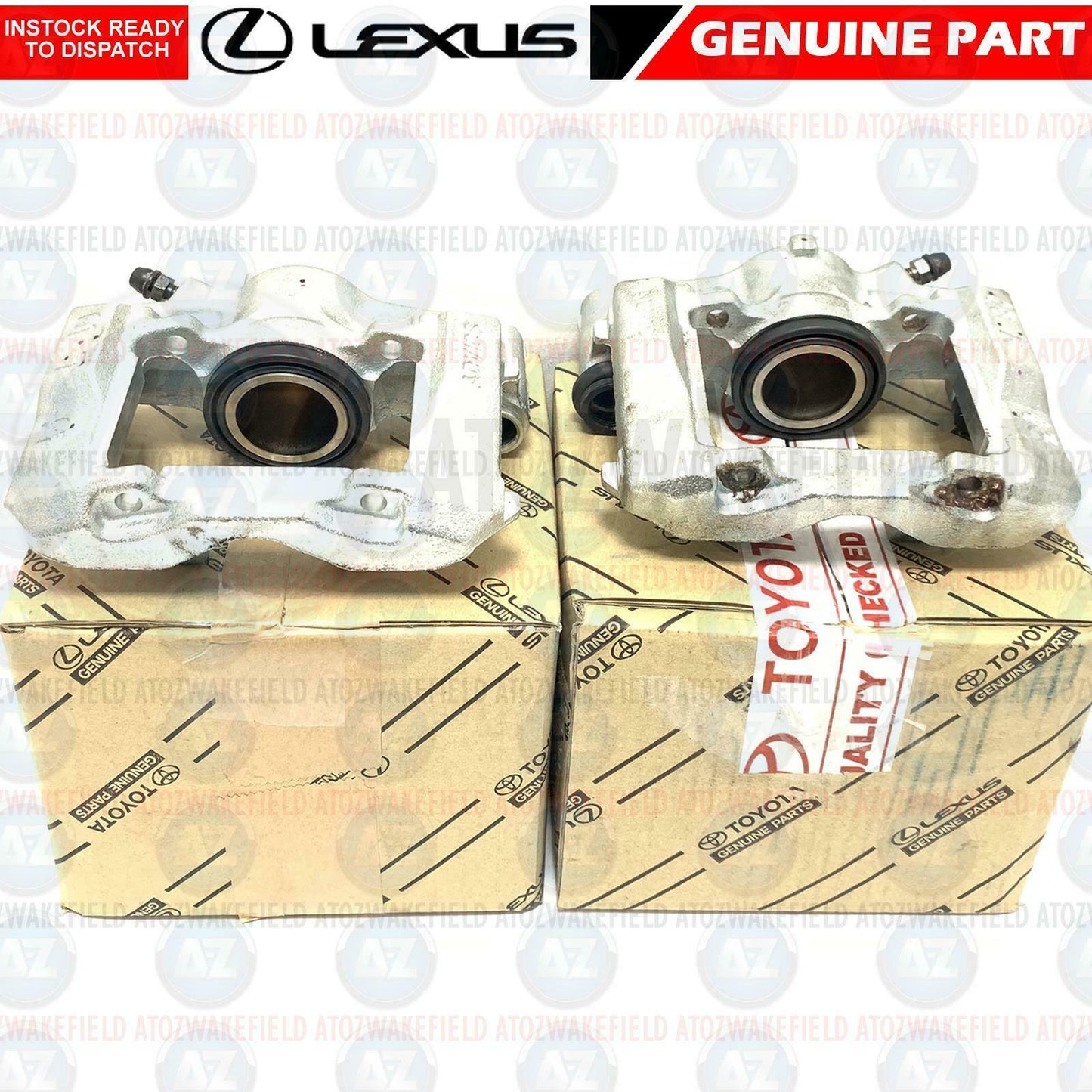 FOR GENUINE LEXUS IS200D IS220D IS250 REAR BRAKE CALIPERS SLIDERS CARRIERS SOLID