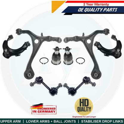 FOR HONDA ACCORD UPPER LOWER SUSPENSION WISHBONE ARM BALL JOINT HD LINKS 03-08