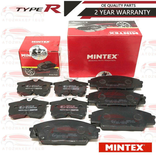 FOR HONDA ACCORD 2.2 TYPE R 99-02 FRONT REAR MINTEX OE QUALITY BRAKE PADS SET