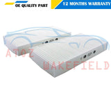 FOR HONDA CIVIC CRV FRV EU EP ES ET RD BE EM2 CABIN POLLEN FILTERS SET