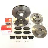FOR HONDA CIVIC 2.0 TYPE R EP3 FRONT REAR GENUINE BREMBO BRAKE DISCS PADS